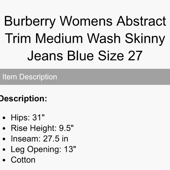 🔥🔥🔥BURBERRY🔥🔥LEATHER ABSTRACT TRIM🔥🔥🔥 - Picture 9 of 9